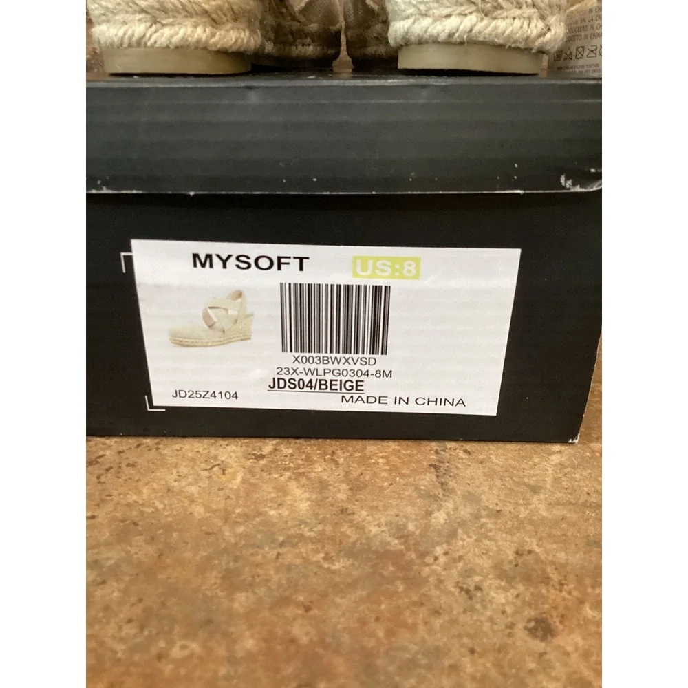 Mysoft espadrille wedge